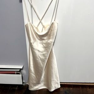 ZARA satin mini dress